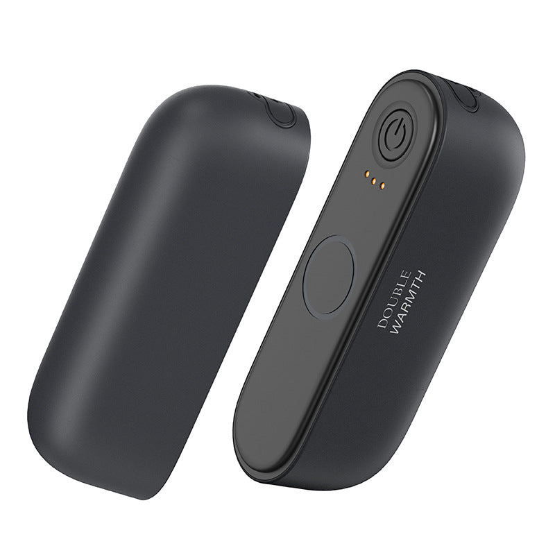 Magnetische oplaadbare handwarmer in twee delen