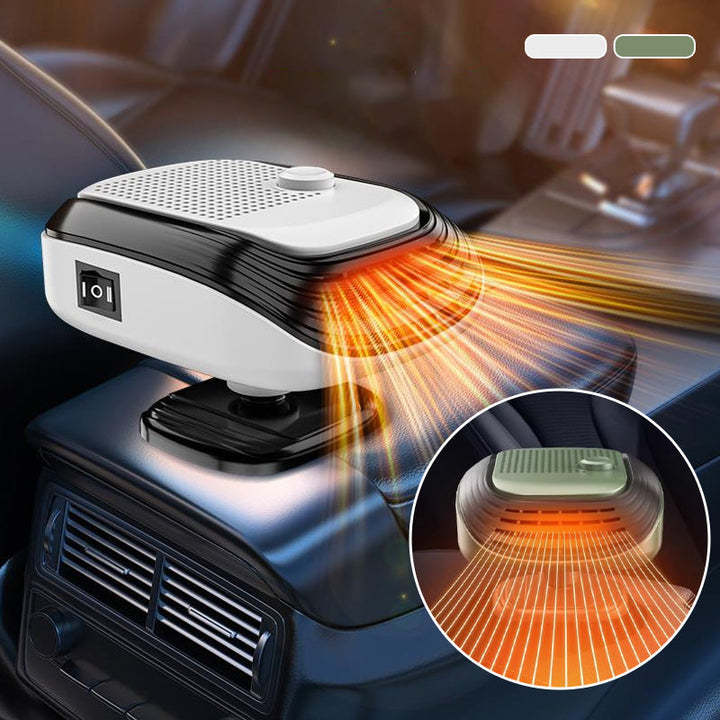 Warmteparadijs™ Compacte autokachel met 360° draaibaar en snelle warmte