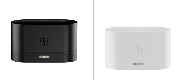 Aroma diffuser met vlameffect, ultrasone luchtbevochtiger