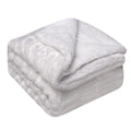 Dikke fleece deken met sherpa achterkant