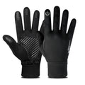Zwarte winterhandschoenen met antislip palm