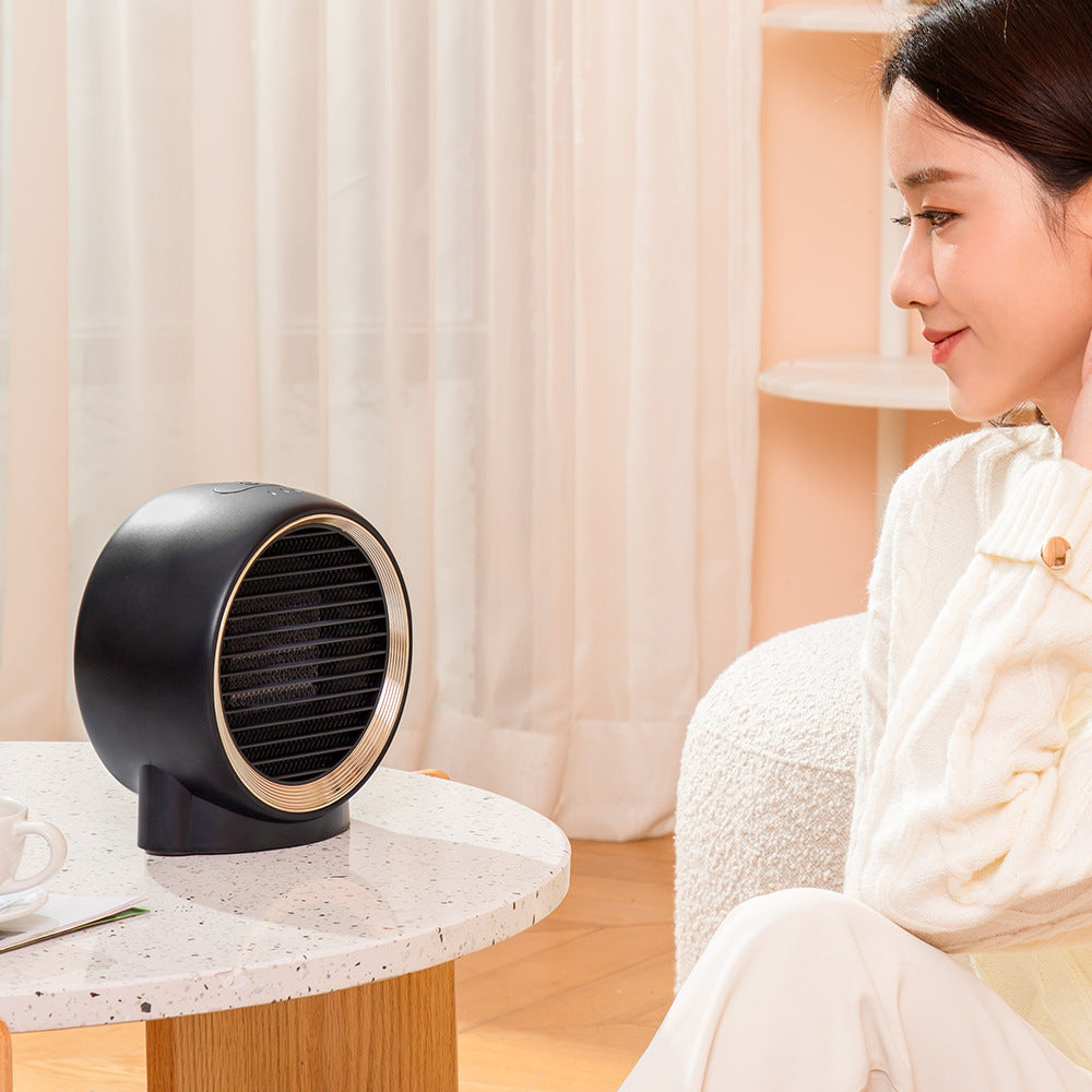 Kachel ventilator mini met PTC, 2 standen, voor bureau