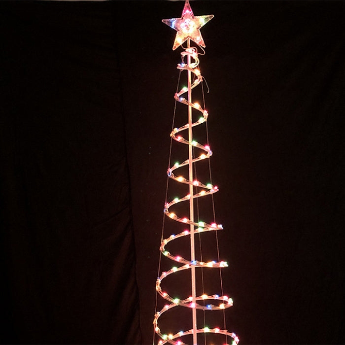 Warmteparadijs Led spiraalkerstboom van 180 cm met ster