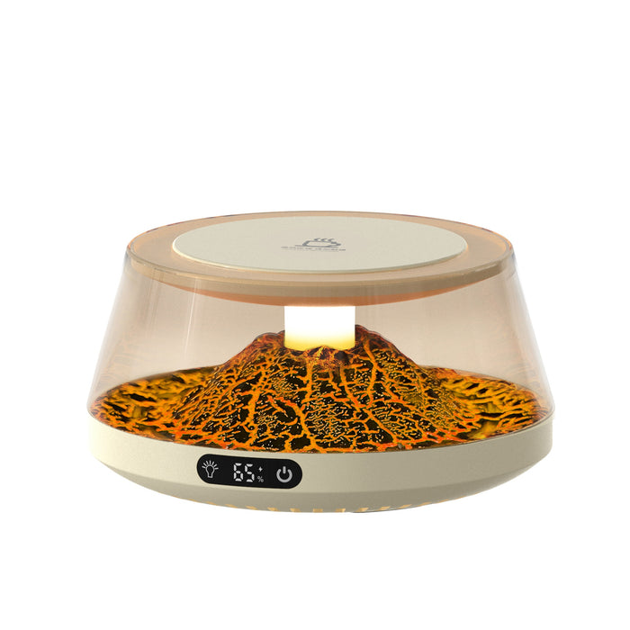 Warmteparadijs Bekerwarmer in vulkaanlook met gloeiend licht