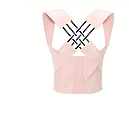 Warmteparadijs Houdingcorrector met gekruiste rugbanden, unisex