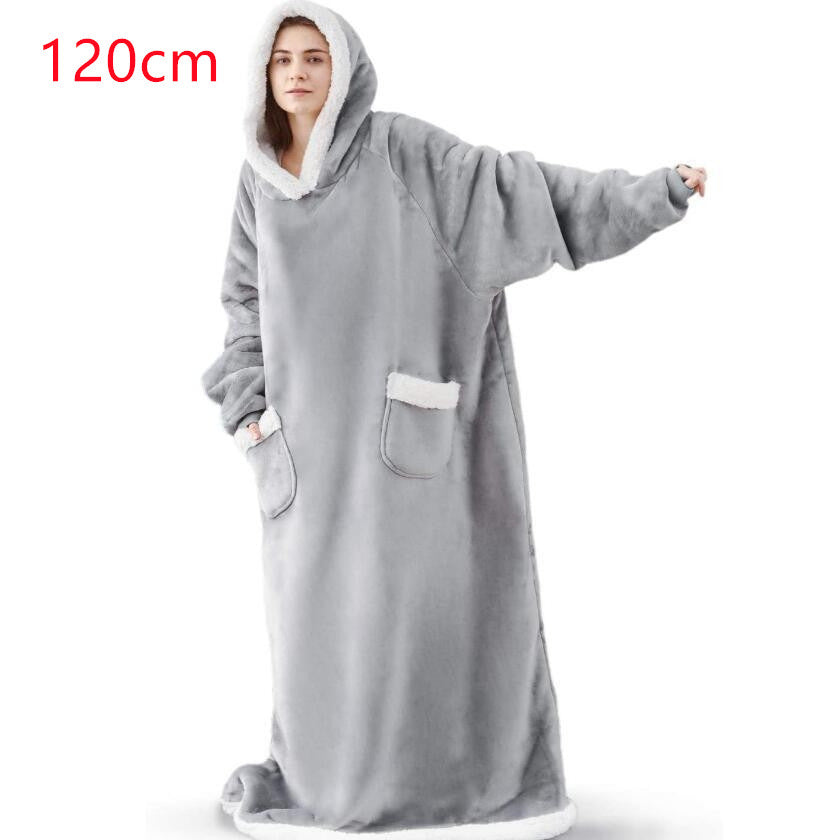 Hoodie deken oversized met zak, zacht en extra warm