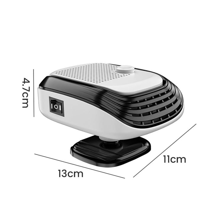 Warmteparadijs™ Compacte autokachel met 360° draaibaar en snelle warmte