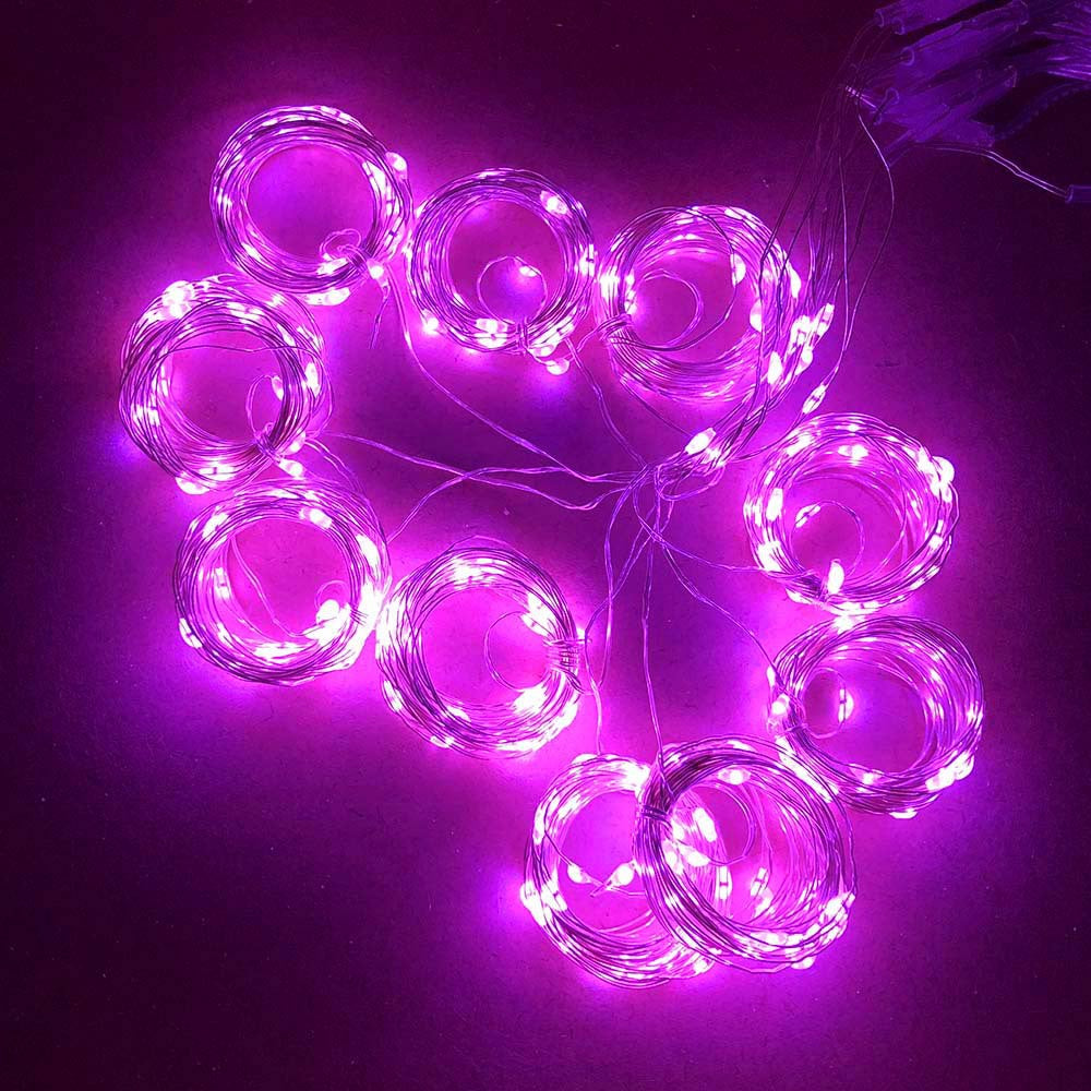 Led-lichtgordijn voor het raam met USB en 8 lichtstanden