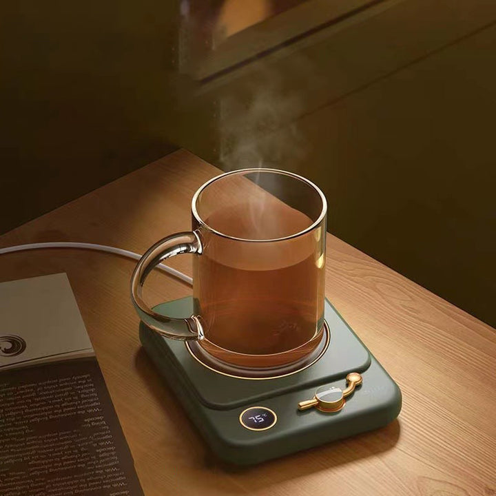 Retro kopwarmer met koffiemok