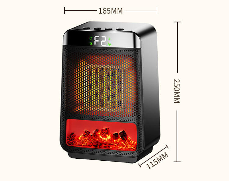 Elektrische kachel met 3D-vlameffect