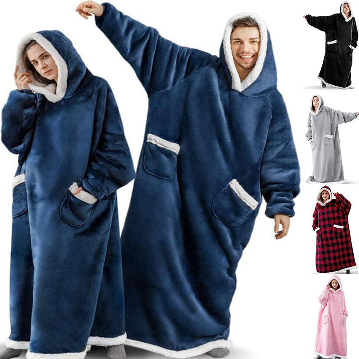 Hoodie deken oversized met zak, zacht en extra warm