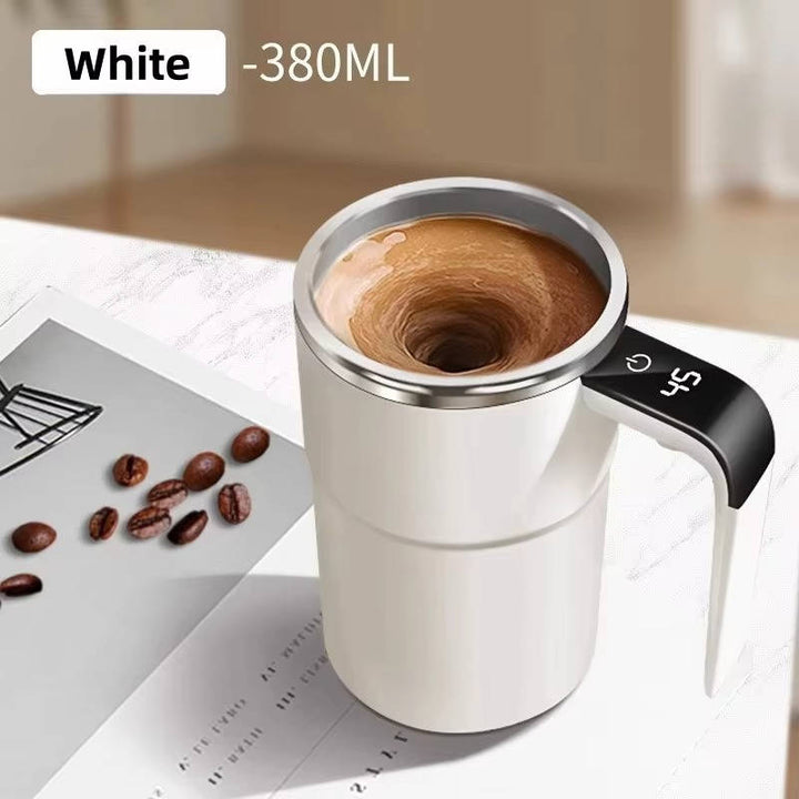 Warmteparadijs™ Zelfmengende verwarmde koffiebeker voor onderweg, USB-oplaadbaar