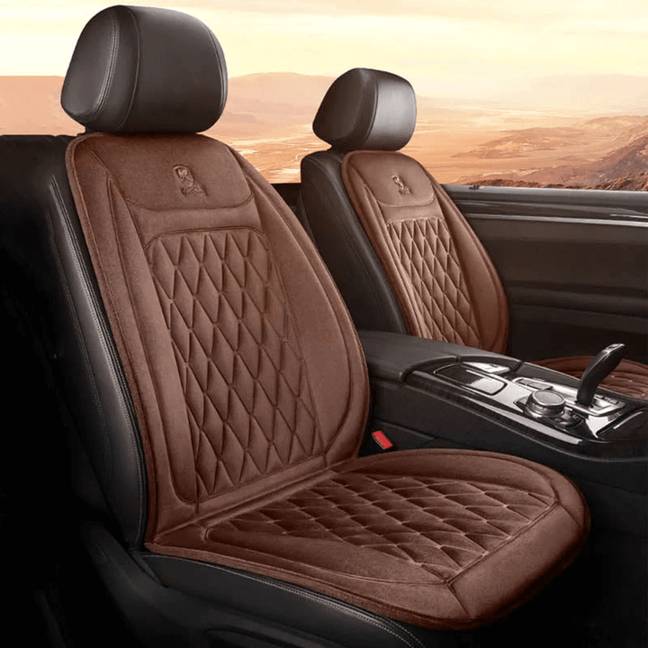 Warmteparadijs™ Verwarmde stoelhoes voor de auto met instelbare warmte