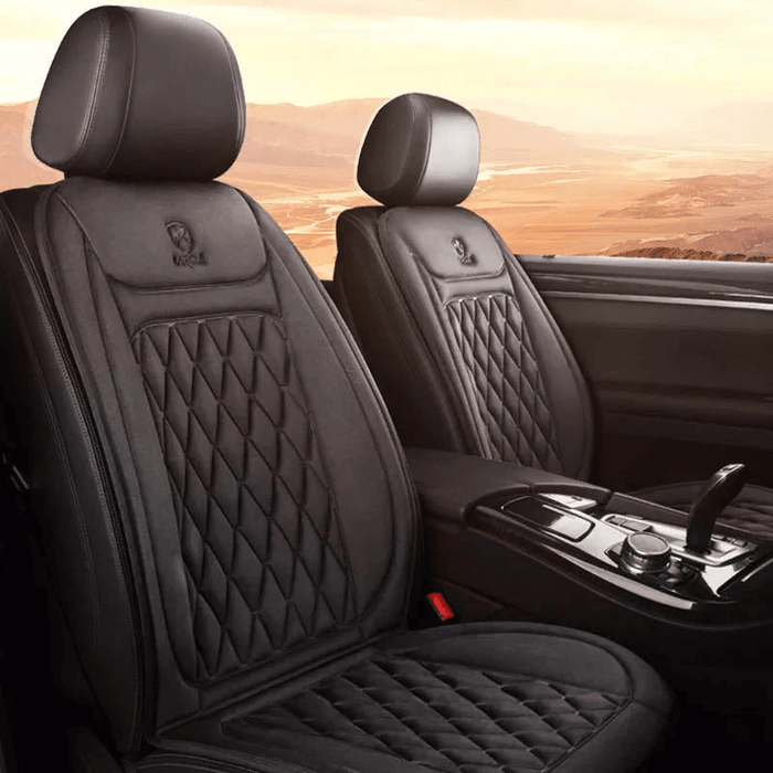Warmteparadijs™ Verwarmde stoelhoes voor de auto met instelbare warmte