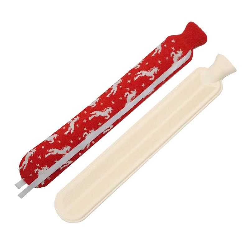 Kruik 2 liter met zachte fleece hoes en buikband