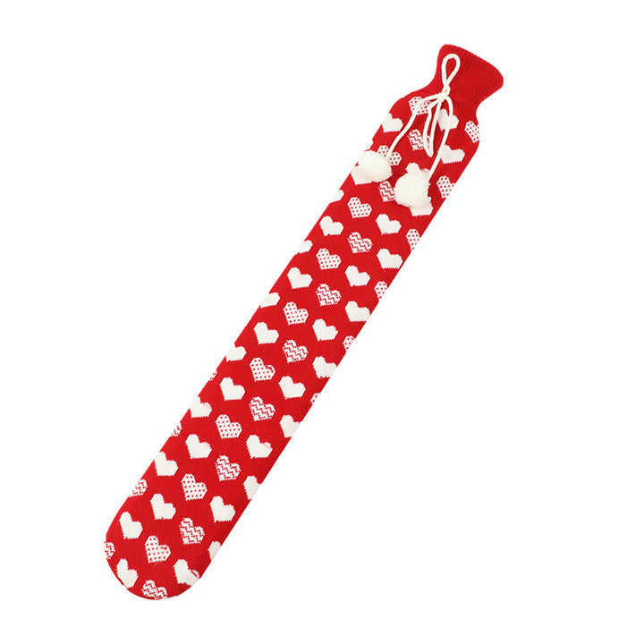 Kruik 2 liter met zachte fleece hoes en buikband