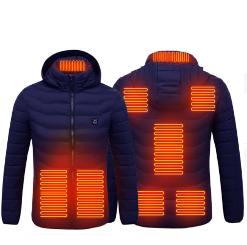 Verwarmde jas op USB met 8 zones of verwarmd T-shirt