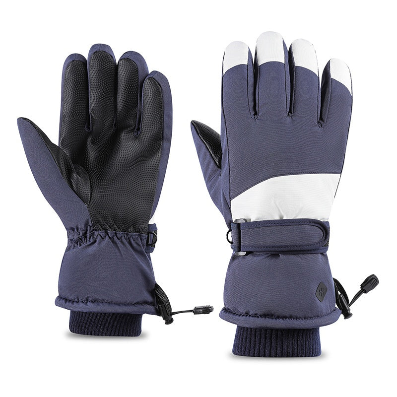 Waterdichte skihandschoenen met polsband