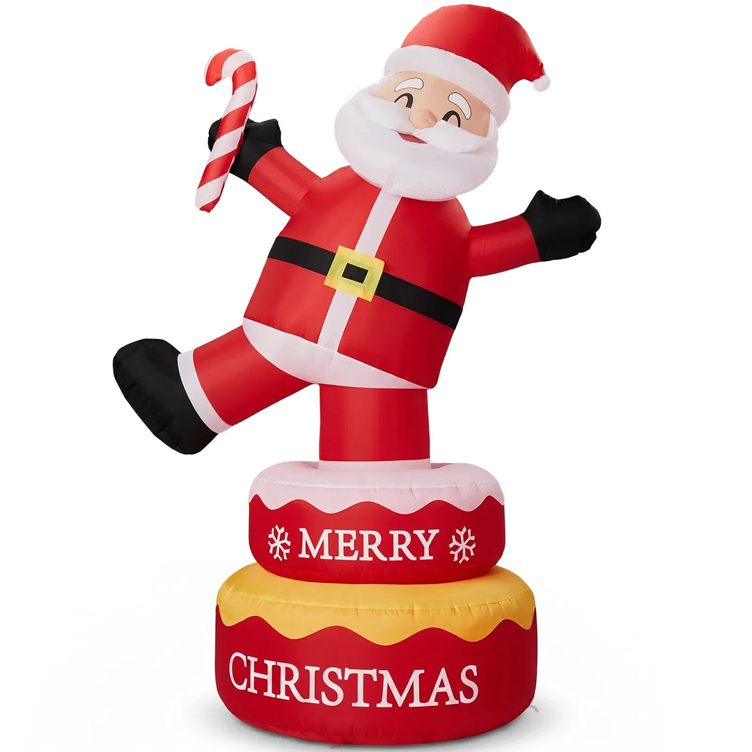 Opblaasbare staande kerstman