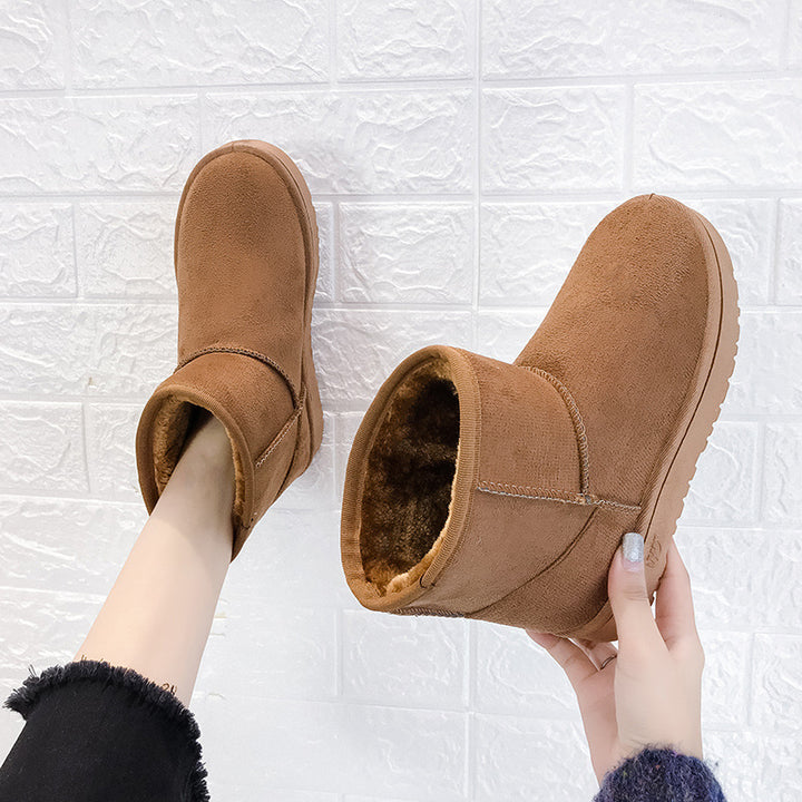 Snowboots dames met kunstbont, antislip en slijtvast in 11 kleuren