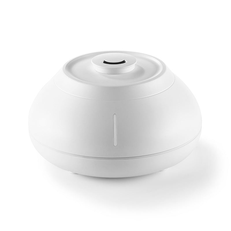 Vlam diffuser met kleurrijk licht en gebarsten ontwerp
