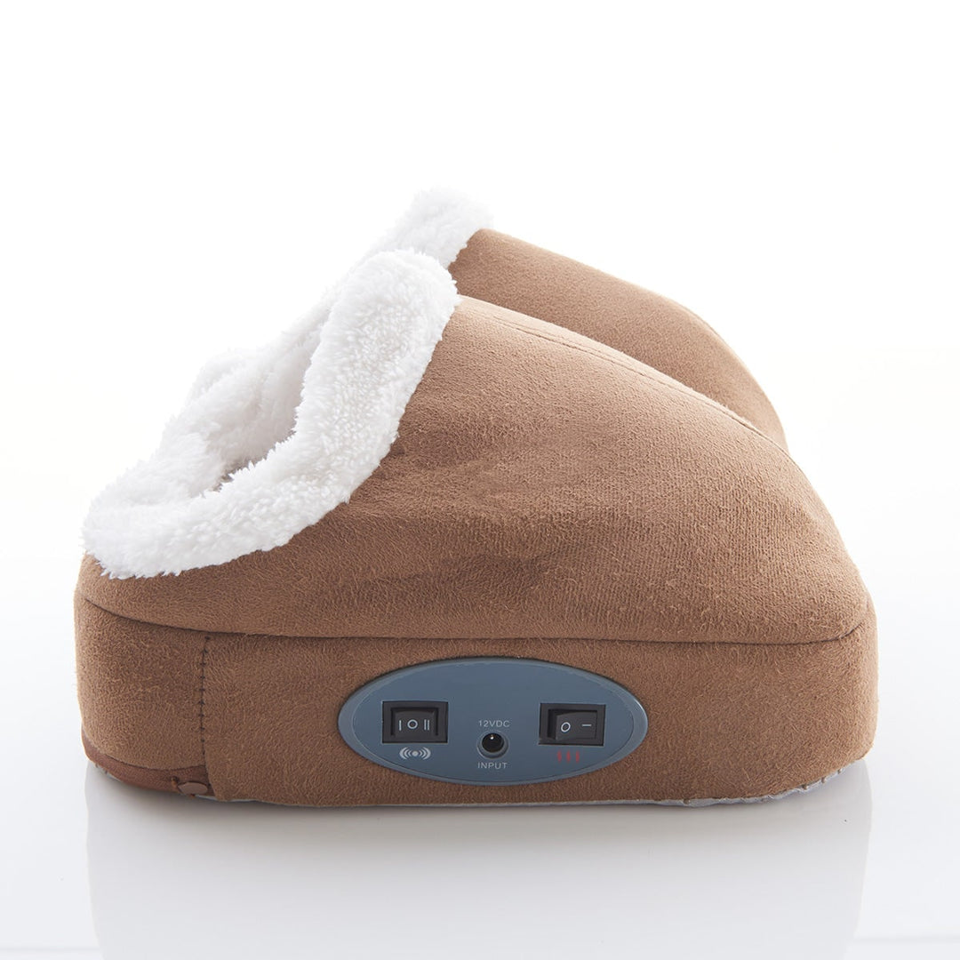 Warmteparadijs™ Voetenwarmer met vibratie en fleece gevoerde vakken