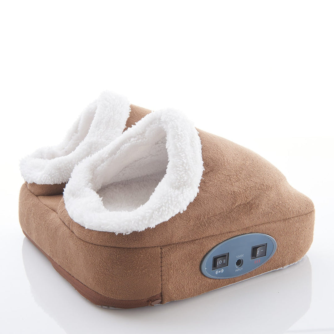 Warmteparadijs™ Voetenwarmer met vibratie en fleece gevoerde vakken
