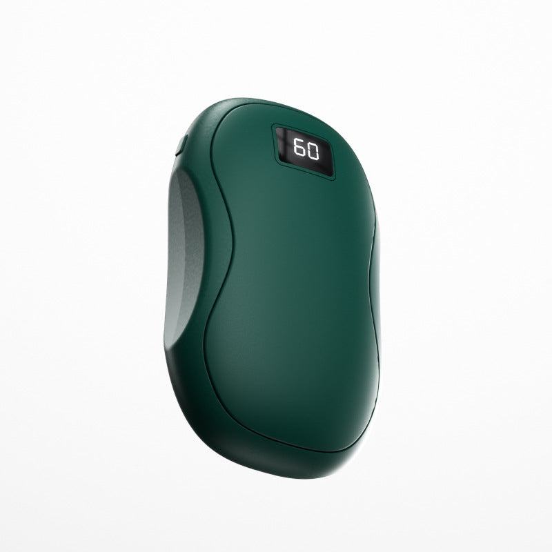 Oplaadbare handwarmer met digitaal display, dubbelzijdig warm