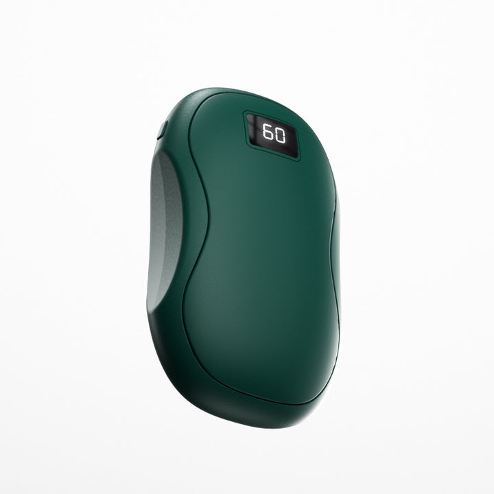 Oplaadbare handwarmer met digitaal display, dubbelzijdig warm