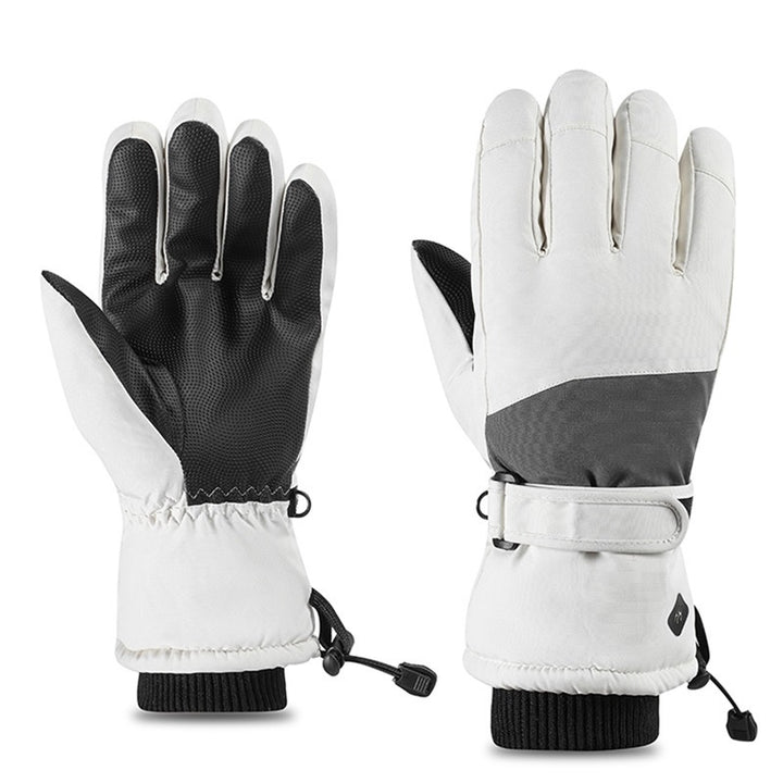 Waterdichte skihandschoenen met polsband