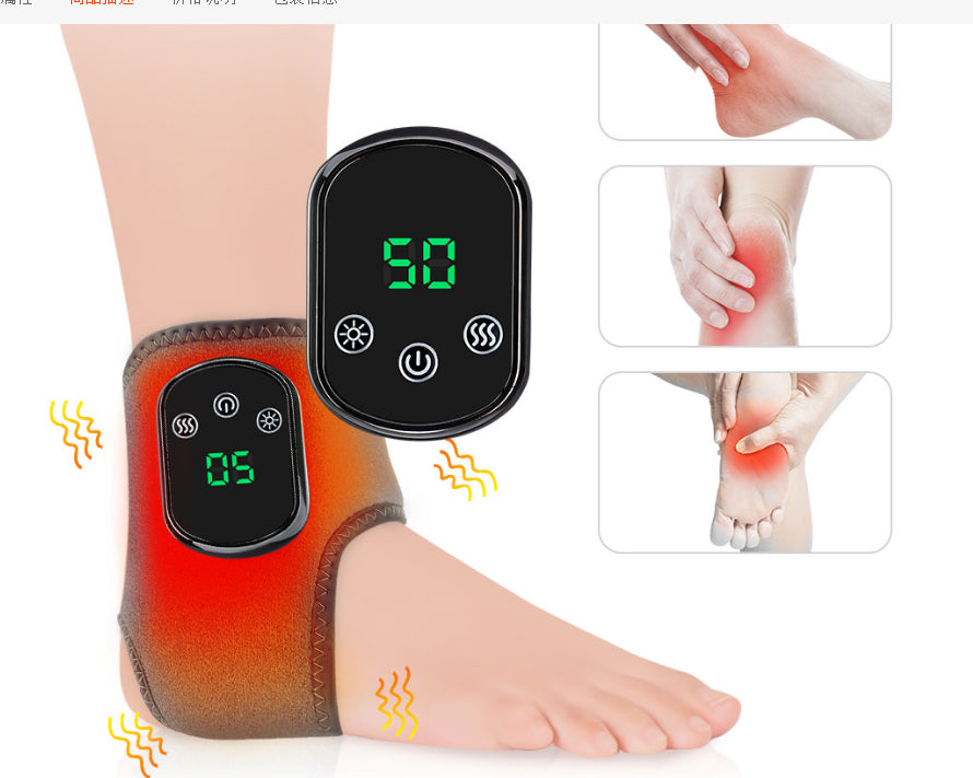 Grijze oplaadbare enkelband met ledscherm