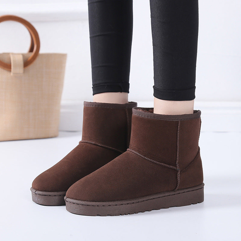 Snowboots dames met kunstbont, antislip en slijtvast in 11 kleuren