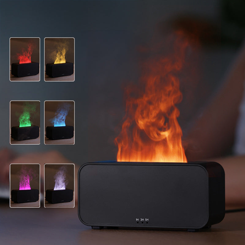 Vlam diffuser met kwal-rookring, timer 2 of 8 uur op USB