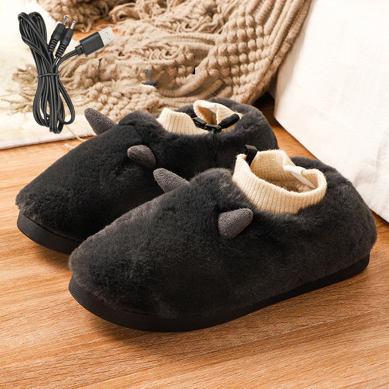 Verwarmde pantoffels op USB, super zacht fluweel