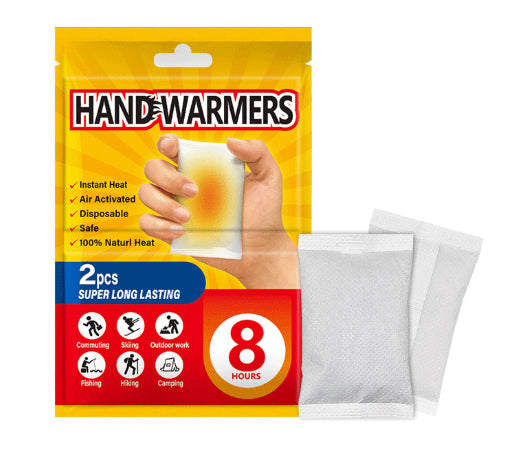Zelfverwarmende handwarmers – warmtepads per 2 stuks