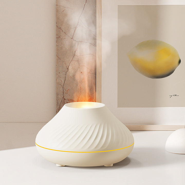 Vlam diffuser RGB 130 ml met realistisch vlamlicht