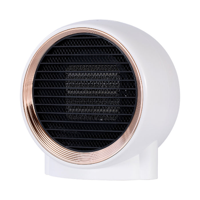 Warmteparadijs Mini ventilatorkachel voor op je bureau met 2 standen