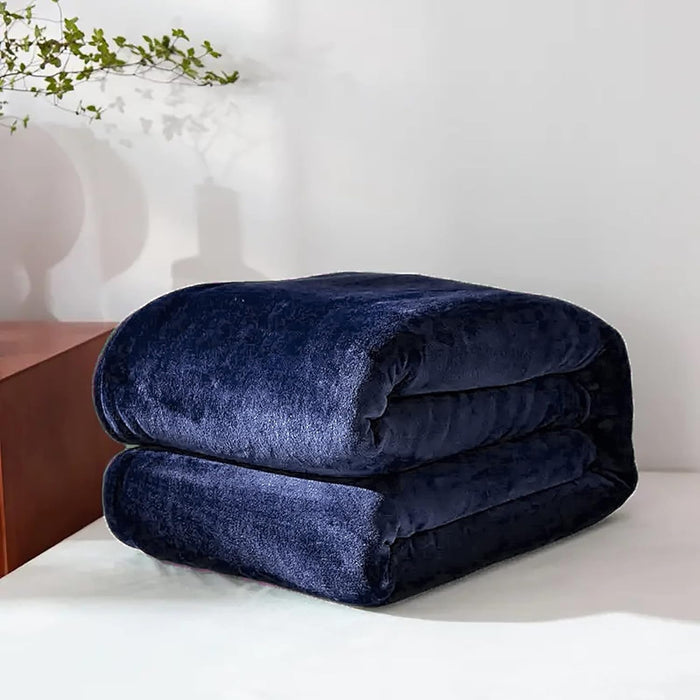 Warmteparadijs™ Zachte fleece plaid van imitatiebont voor bank en bed
