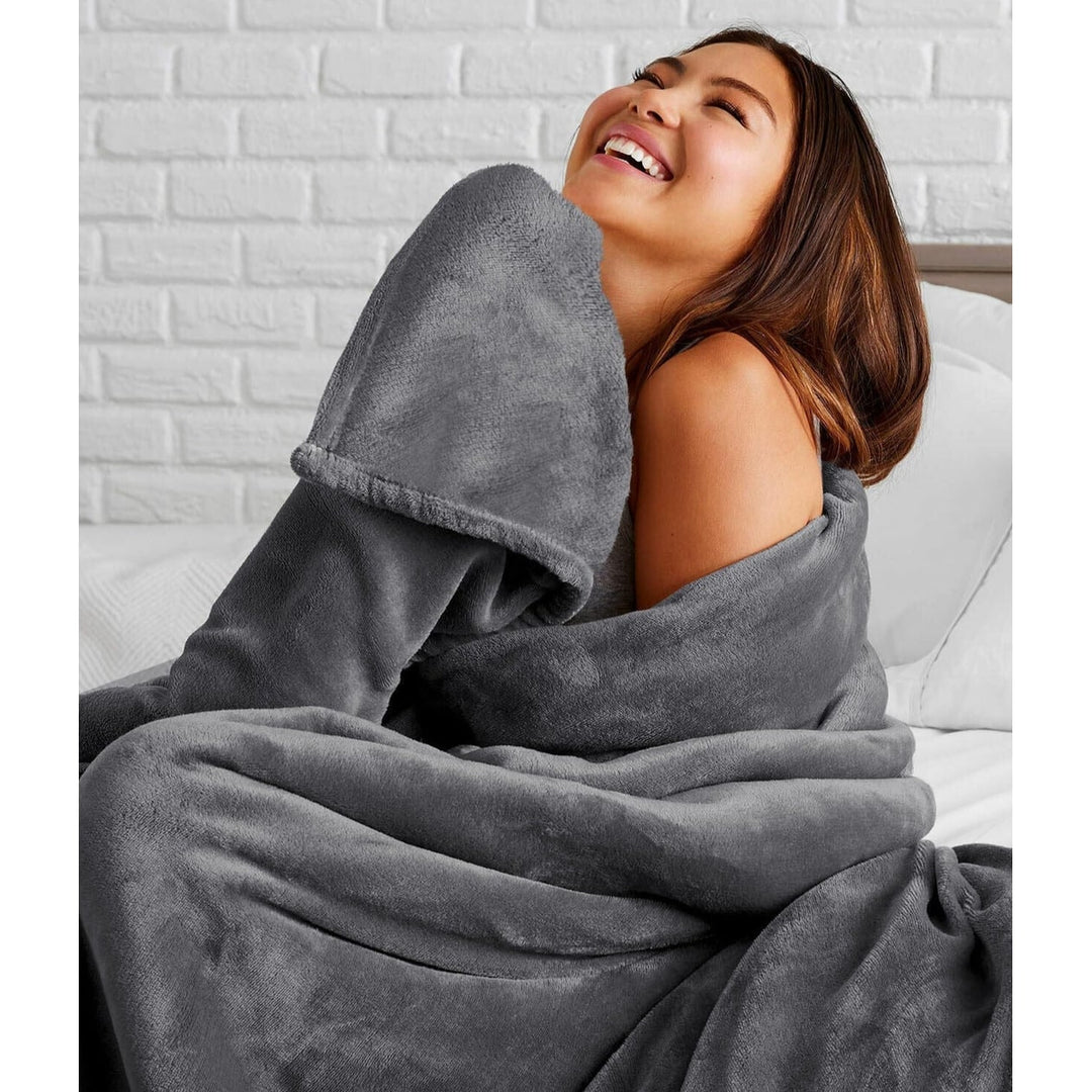 Warmteparadijs™ Zachte fleece plaid van imitatiebont voor bank en bed