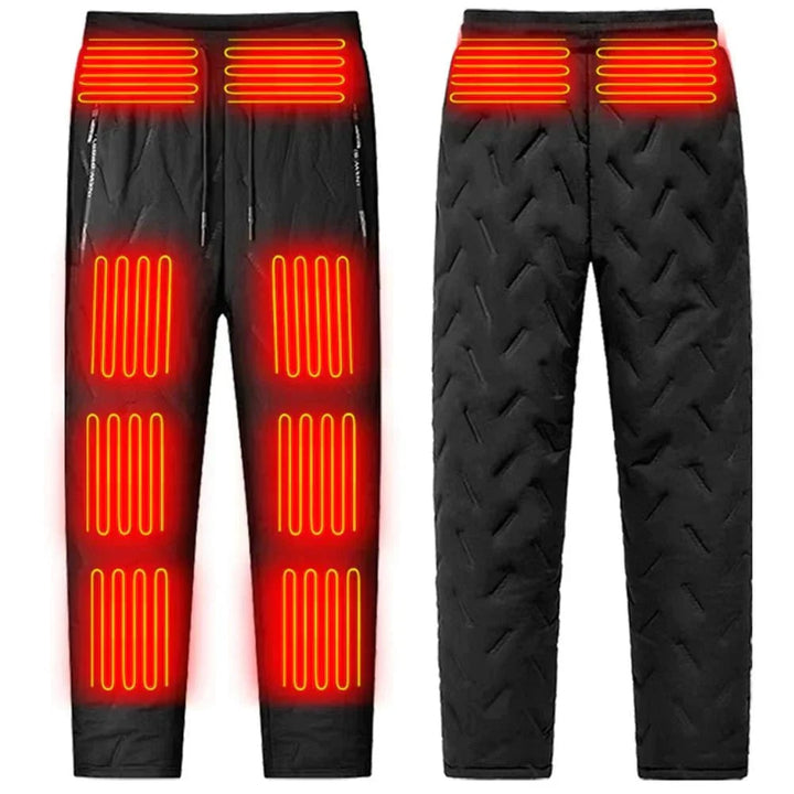 Warmteparadijs™ Verwarmde broek met sherpavoering en meerdere warmtezones
