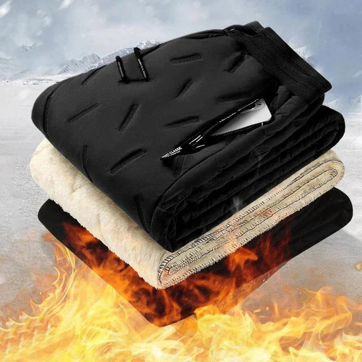 Warmteparadijs™ Verwarmde broek met sherpavoering en meerdere warmtezones