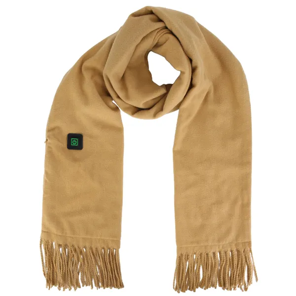 Warmteparadijs™ Elektrische fleece sjaal met USB-voeding en led-standen