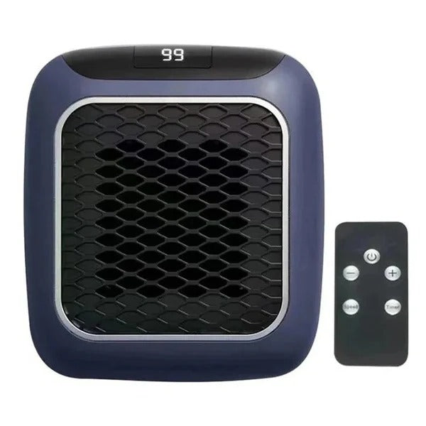 Warmteparadijs™ Mini wandkachel 800 W voor het stopcontact, stil en compact