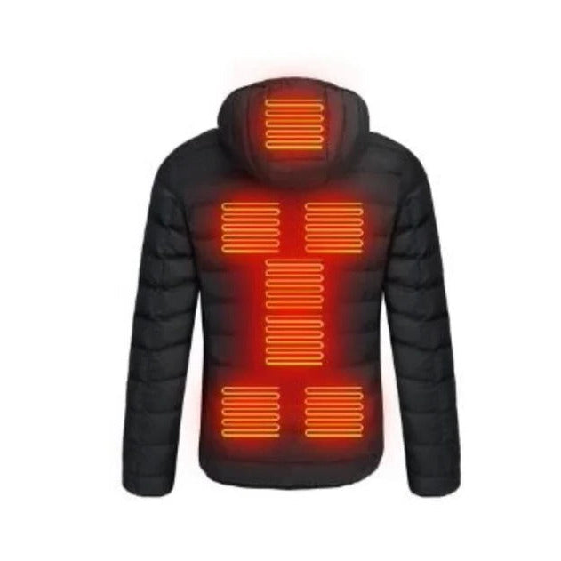 Warmteparadijs™ Lichte verwarmde unisex jas met meerdere warmtezones