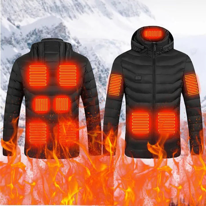Warmteparadijs™ Lichte verwarmde unisex jas met meerdere warmtezones