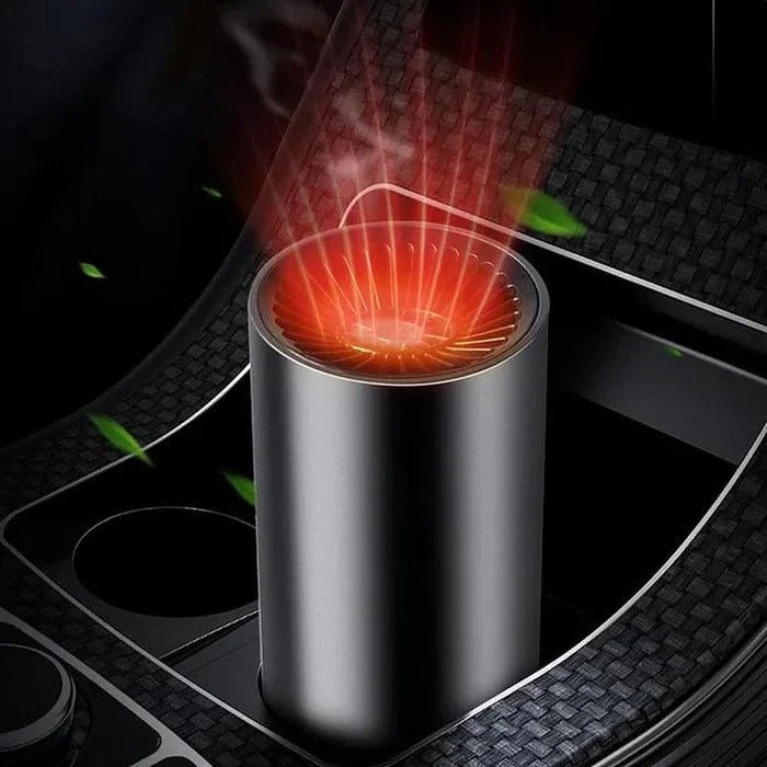 Warmteparadijs™ Compacte autoheater 12V die je voorruit snel ontdooit
