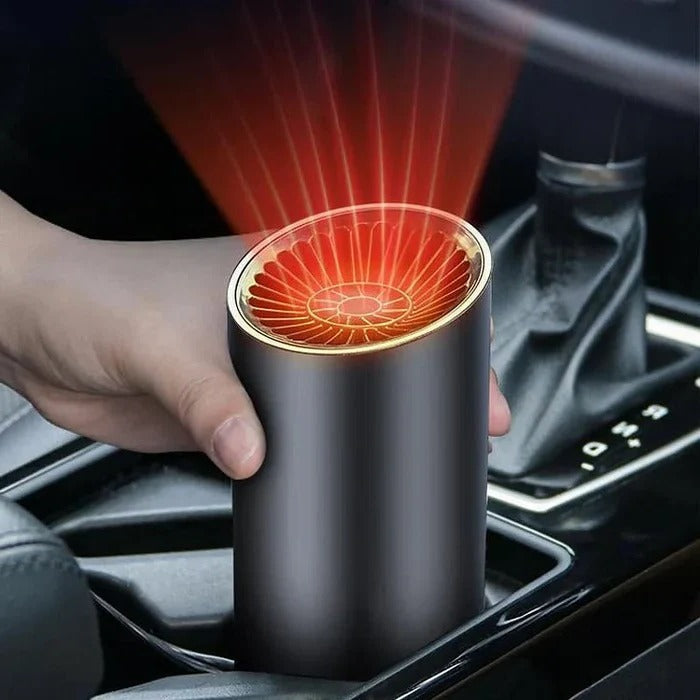 Warmteparadijs™ Compacte autoheater 12V die je voorruit snel ontdooit