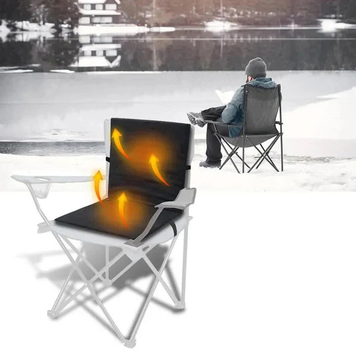 Warmteparadijs™ Opvouwbaar verwarmd zitkussen met 3 warmtestanden