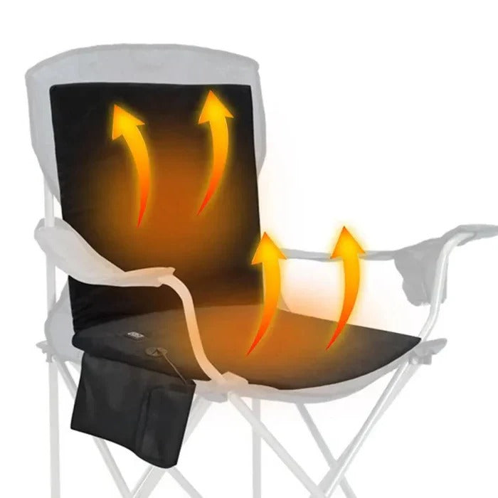 Warmteparadijs™ Opvouwbaar verwarmd zitkussen met 3 warmtestanden