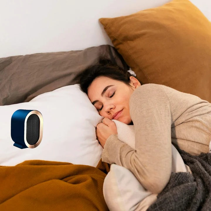 Warmteparadijs™ Compacte keramische kachel met timer en valbeveiliging